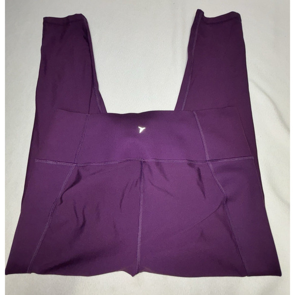 Old Navy Go Dry Active leggings 1x Plus Purple High Waist - Picture 3 of 10